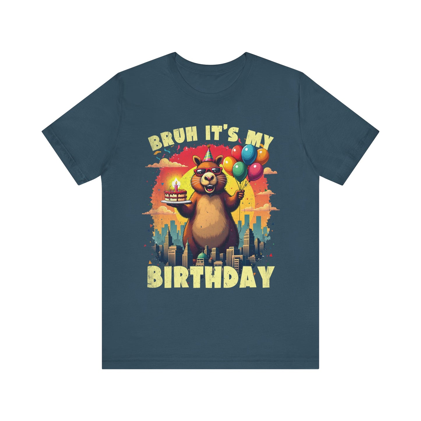 Kaiju Birthday Party Japan Capybara Bruh It's My Birthday