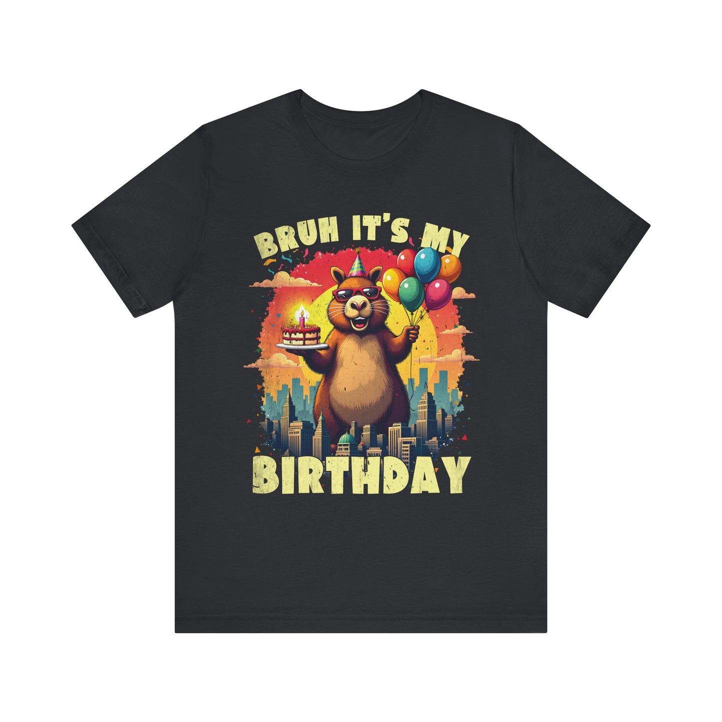 Kaiju Birthday Party Japan Capybara Bruh It's My Birthday