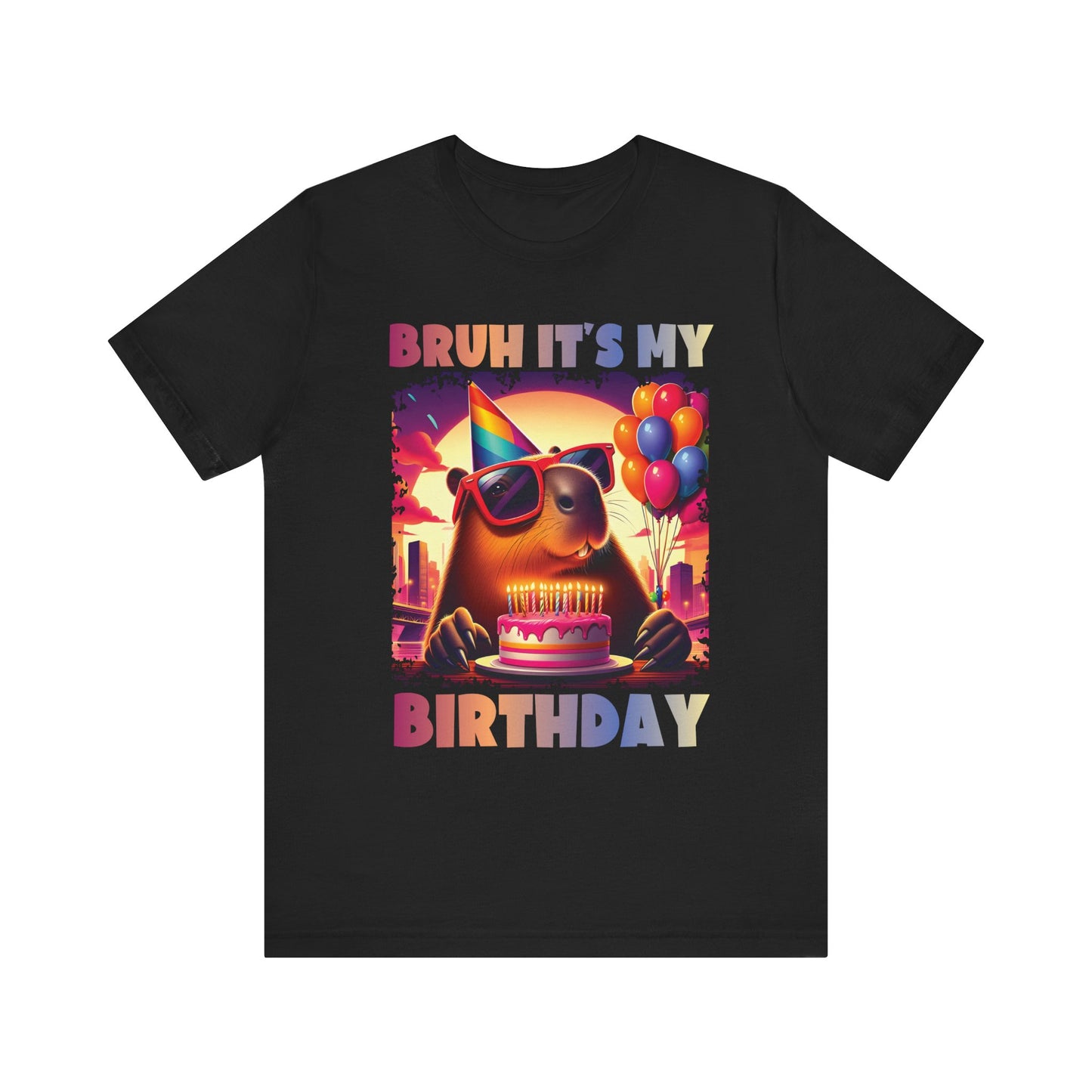 Kaiju Birthday Party Japan Capybara Bruh It's My Birthday
