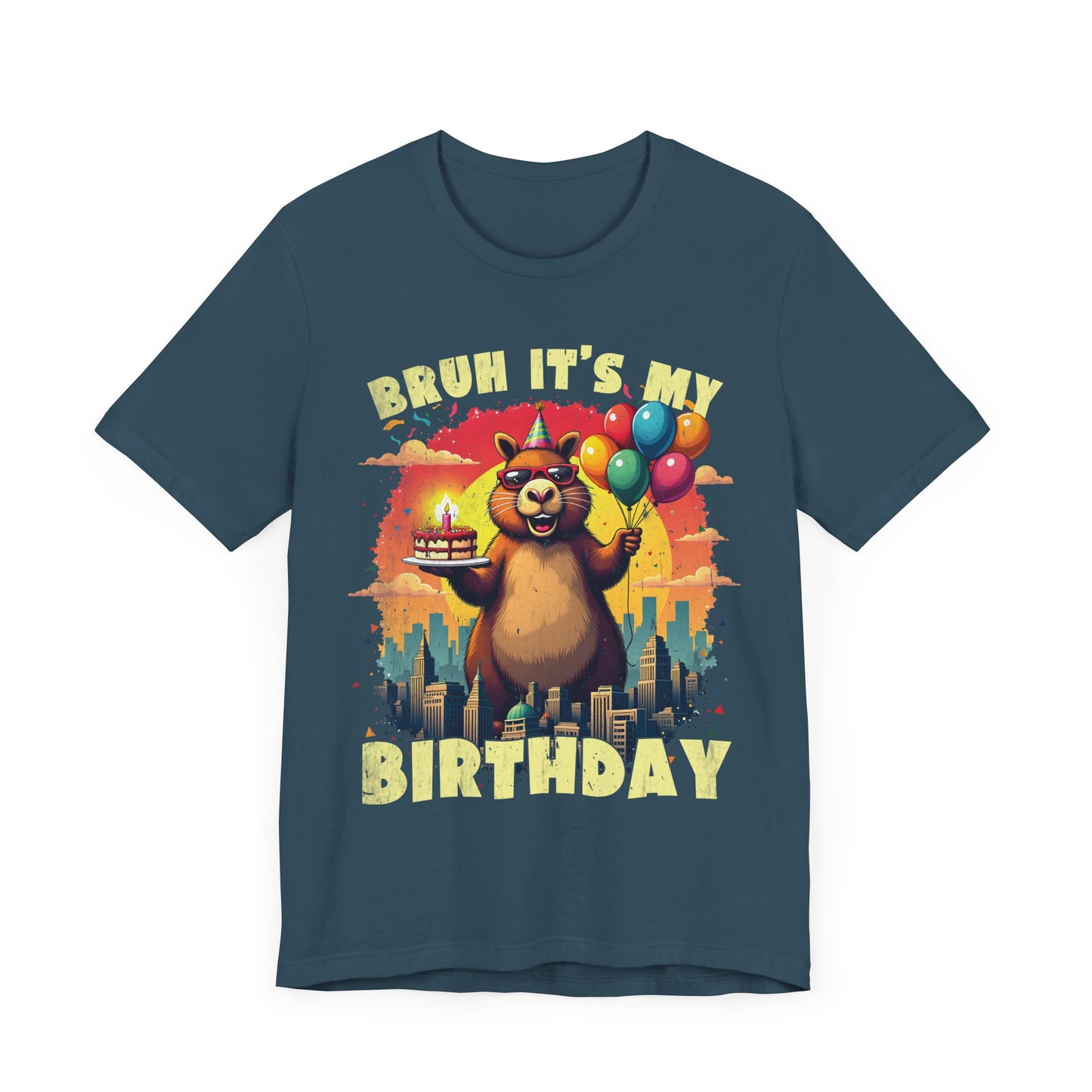Kaiju Birthday Party Japan Capybara Bruh It's My Birthday