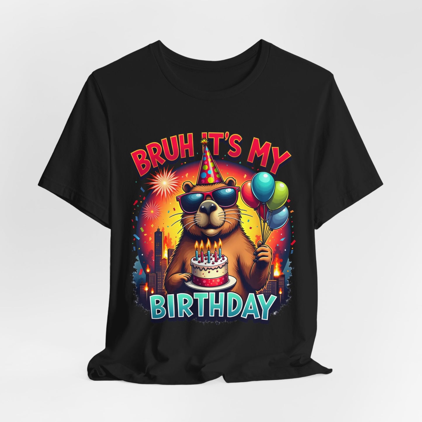 Kaiju Birthday Party Japan Capybara Bruh It's My Birthday