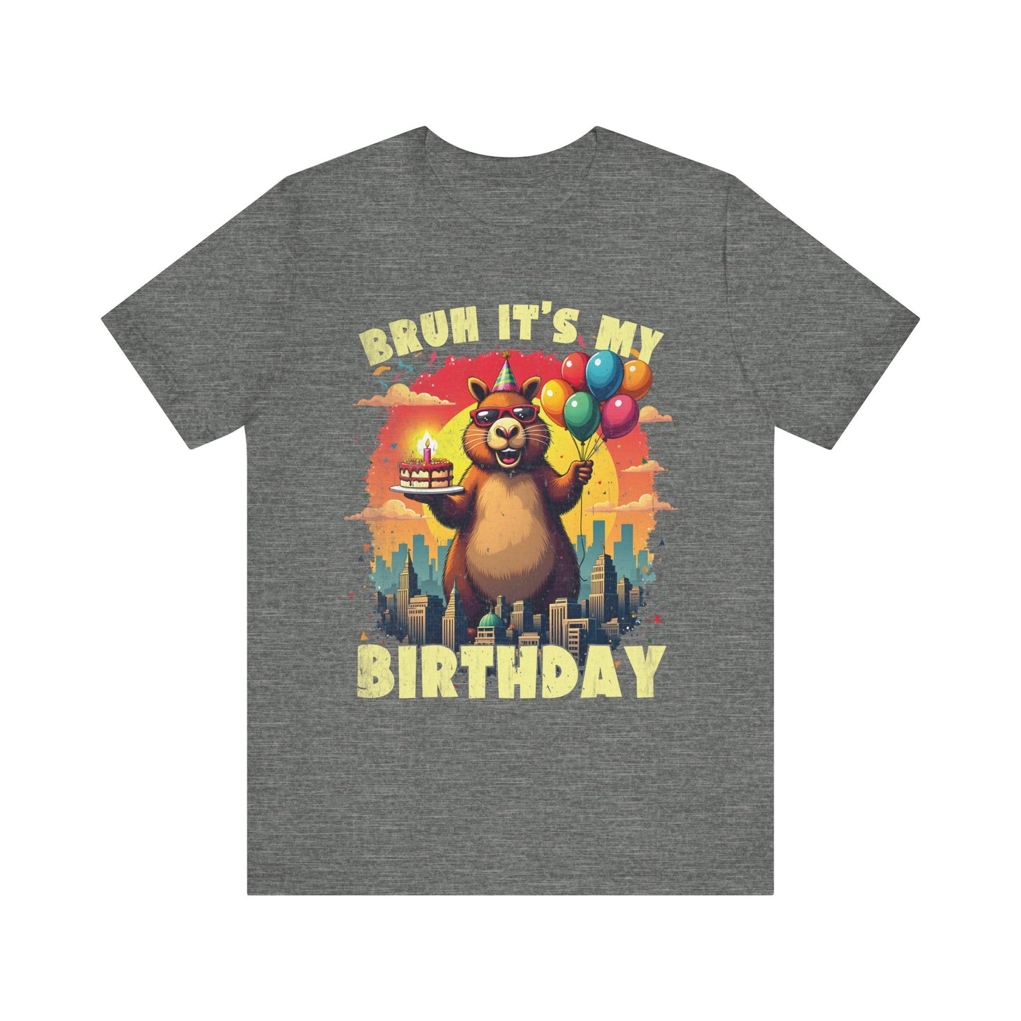 Kaiju Birthday Party Japan Capybara Bruh It's My Birthday