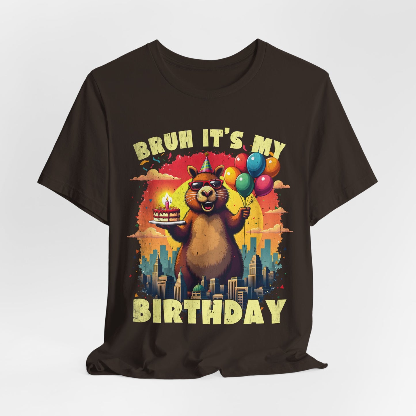 Kaiju Birthday Party Japan Capybara Bruh It's My Birthday