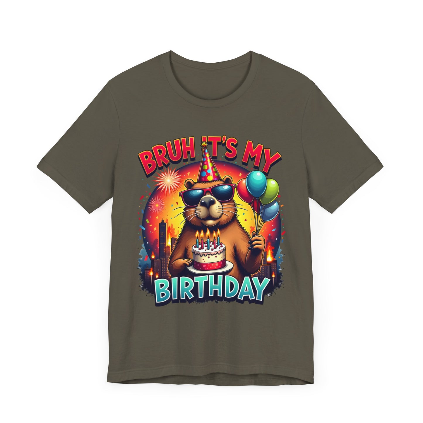 Kaiju Birthday Party Japan Capybara Bruh It's My Birthday