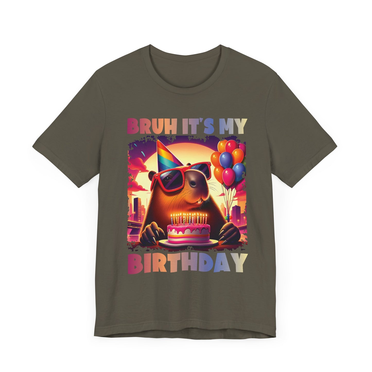 Kaiju Birthday Party Japan Capybara Bruh It's My Birthday