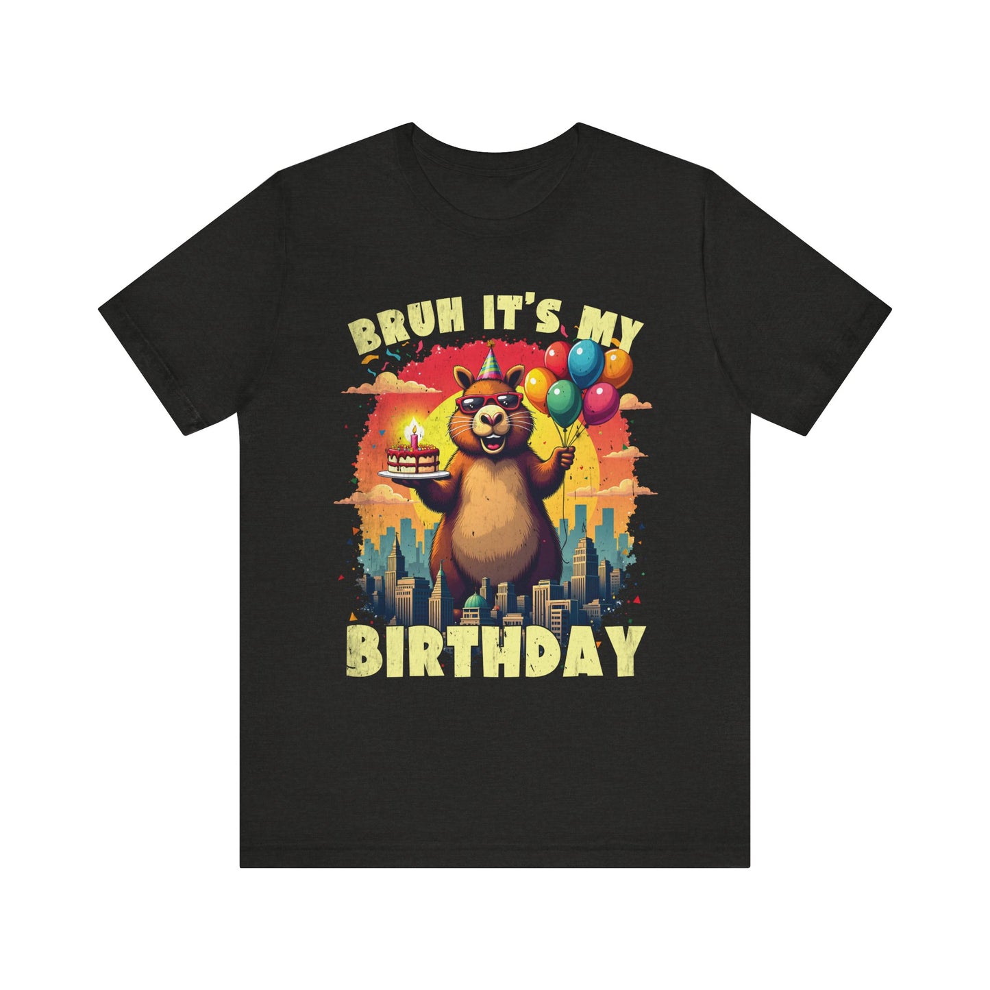 Kaiju Birthday Party Japan Capybara Bruh It's My Birthday