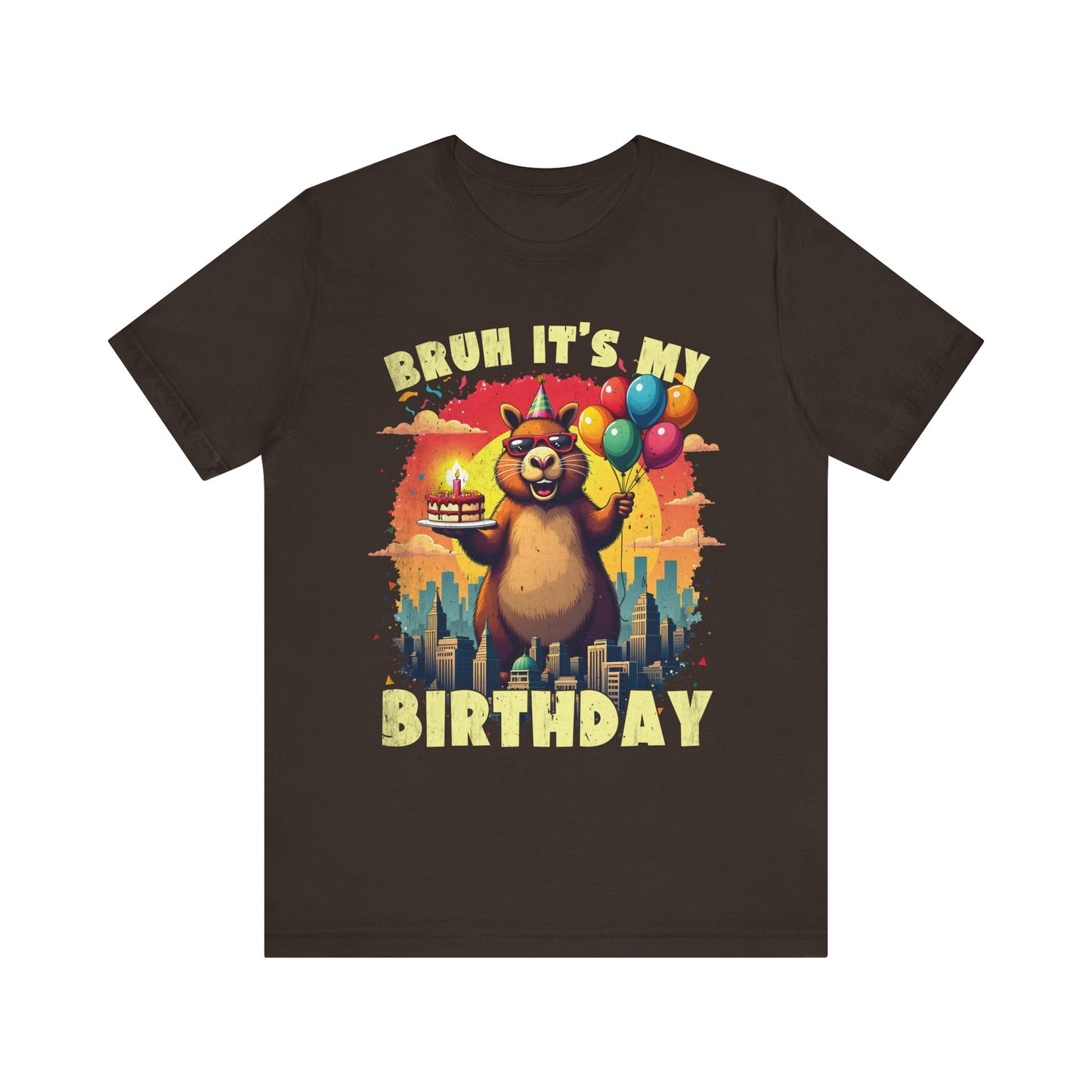 Kaiju Birthday Party Japan Capybara Bruh It's My Birthday