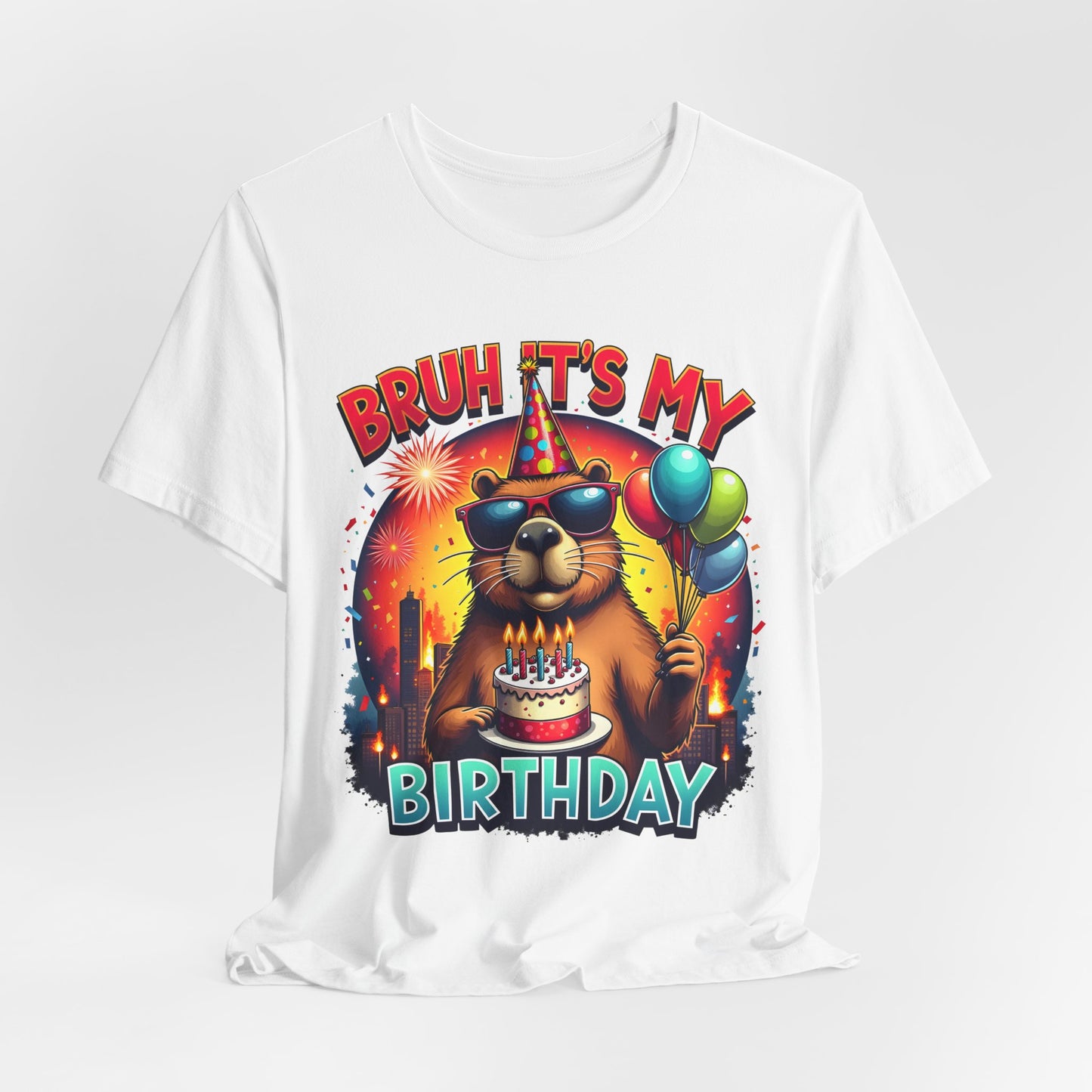 Kaiju Birthday Party Japan Capybara Bruh It's My Birthday