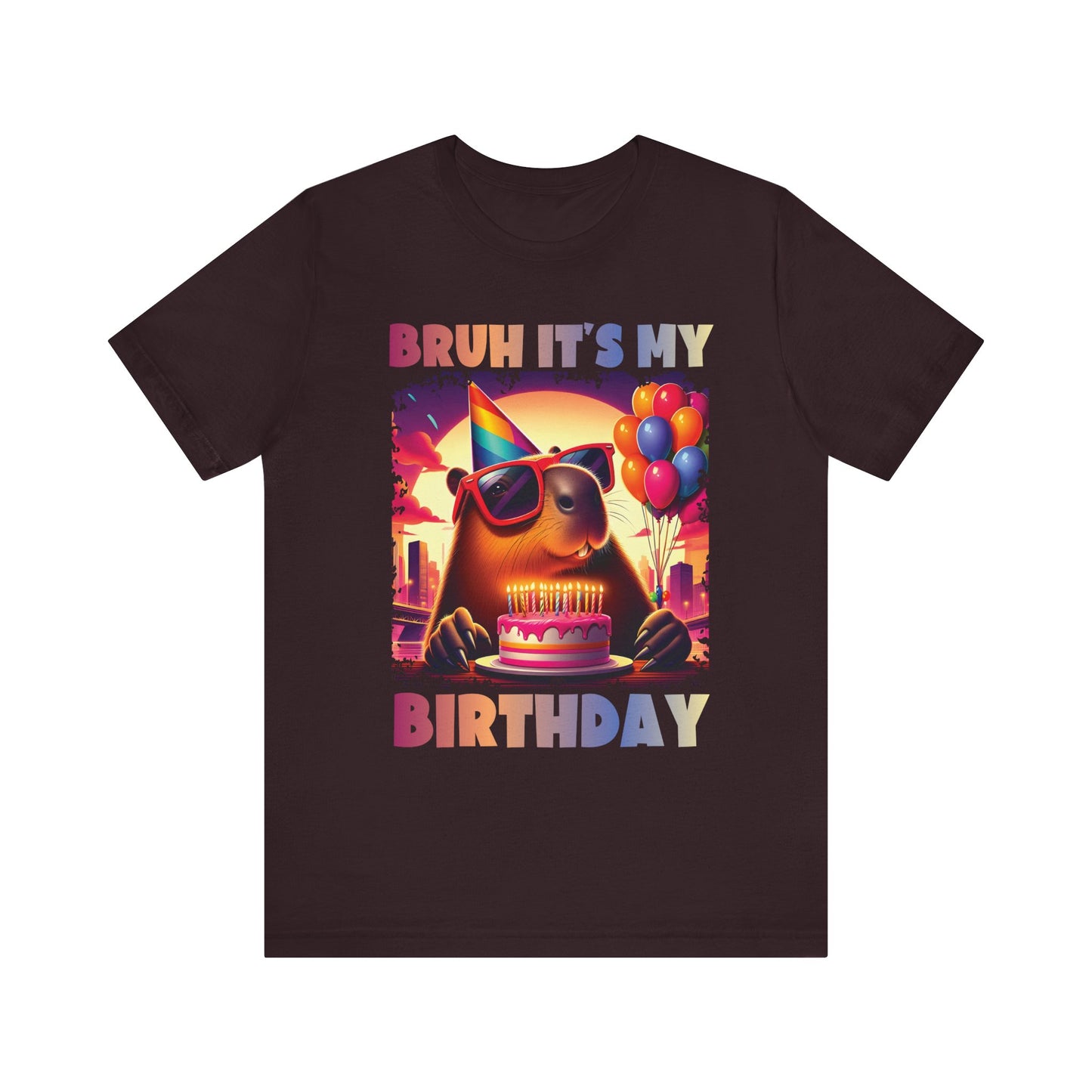 Kaiju Birthday Party Japan Capybara Bruh It's My Birthday