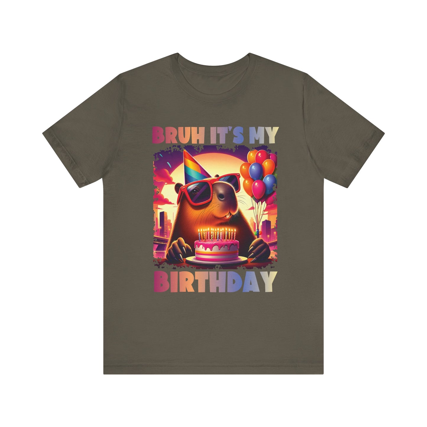 Kaiju Birthday Party Japan Capybara Bruh It's My Birthday