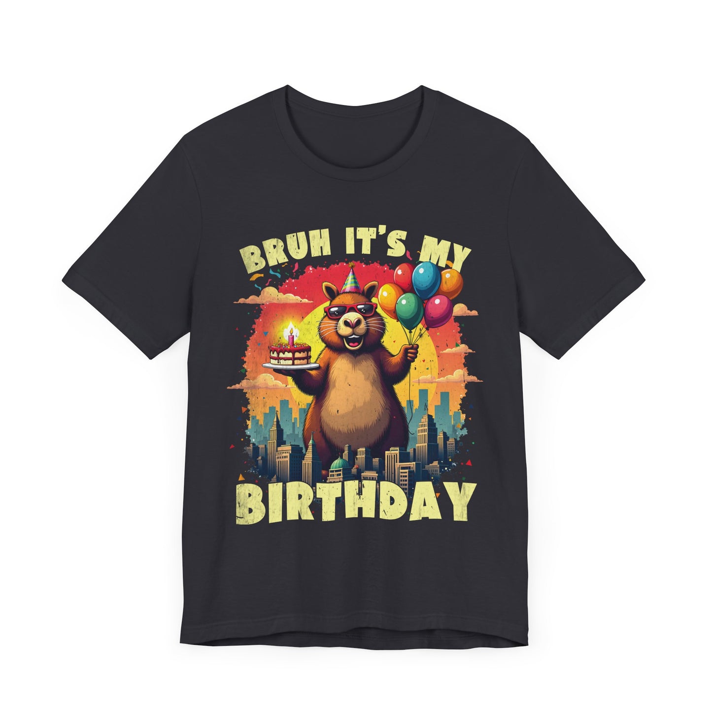 Kaiju Birthday Party Japan Capybara Bruh It's My Birthday