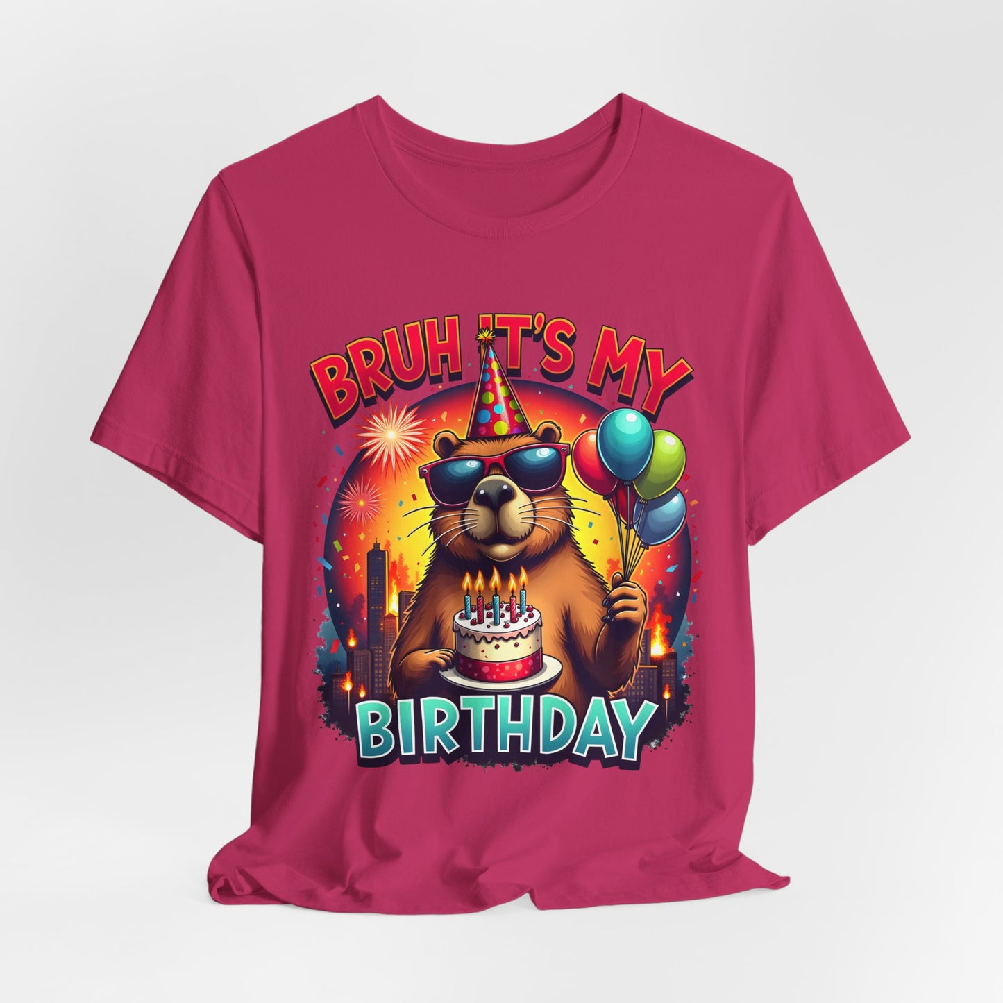Kaiju Birthday Party Japan Capybara Bruh It's My Birthday