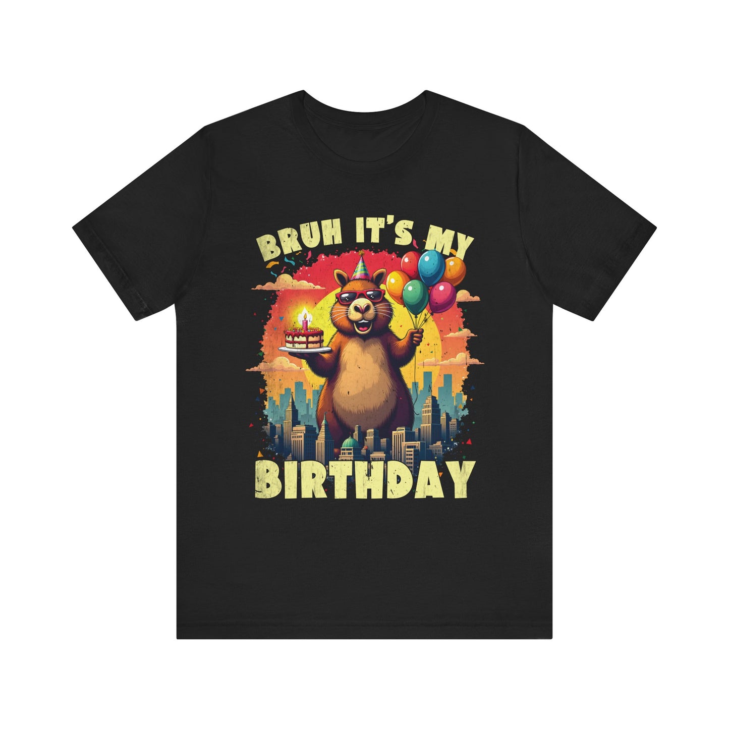 Kaiju Birthday Party Japan Capybara Bruh It's My Birthday
