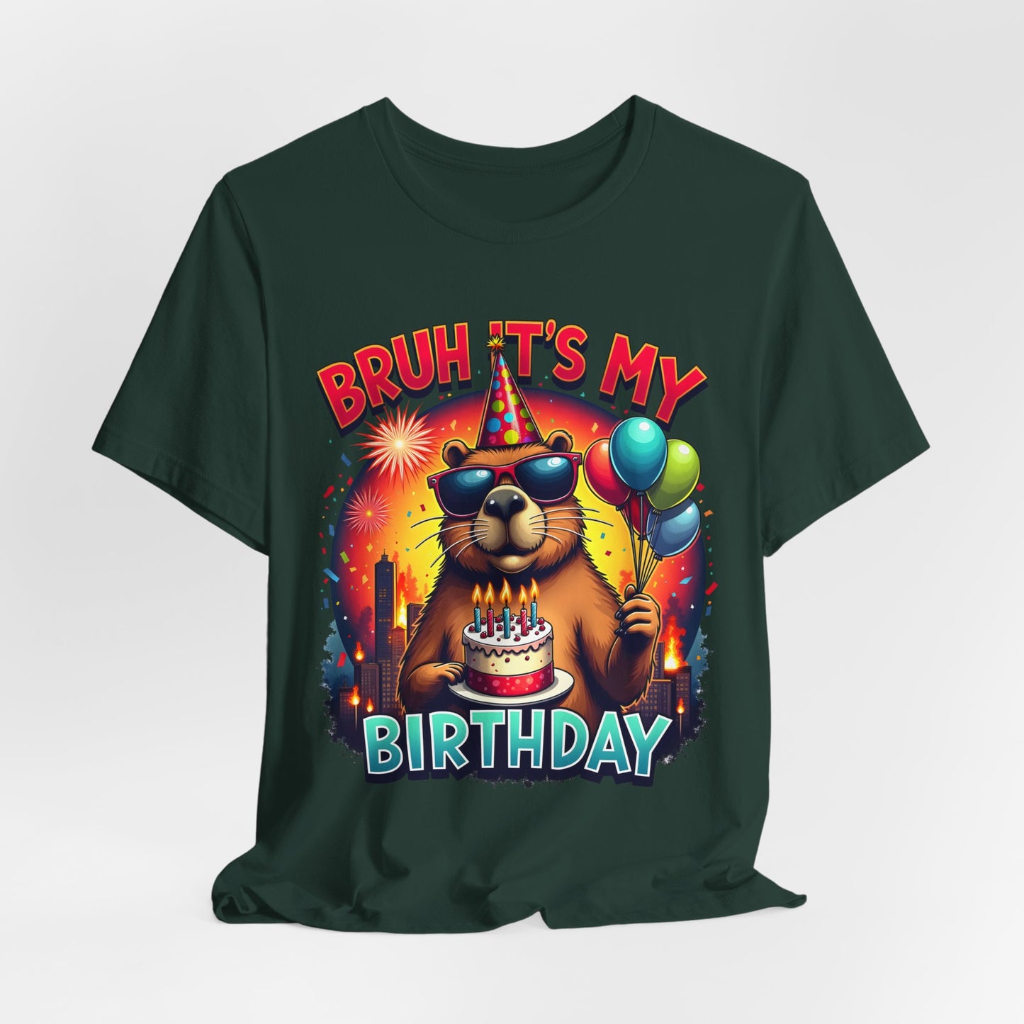 Kaiju Birthday Party Japan Capybara Bruh It's My Birthday