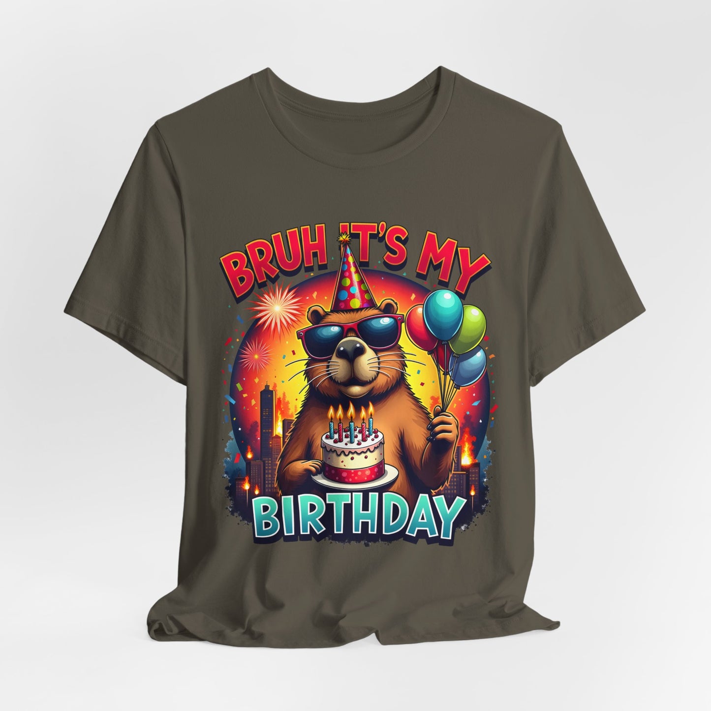 Kaiju Birthday Party Japan Capybara Bruh It's My Birthday