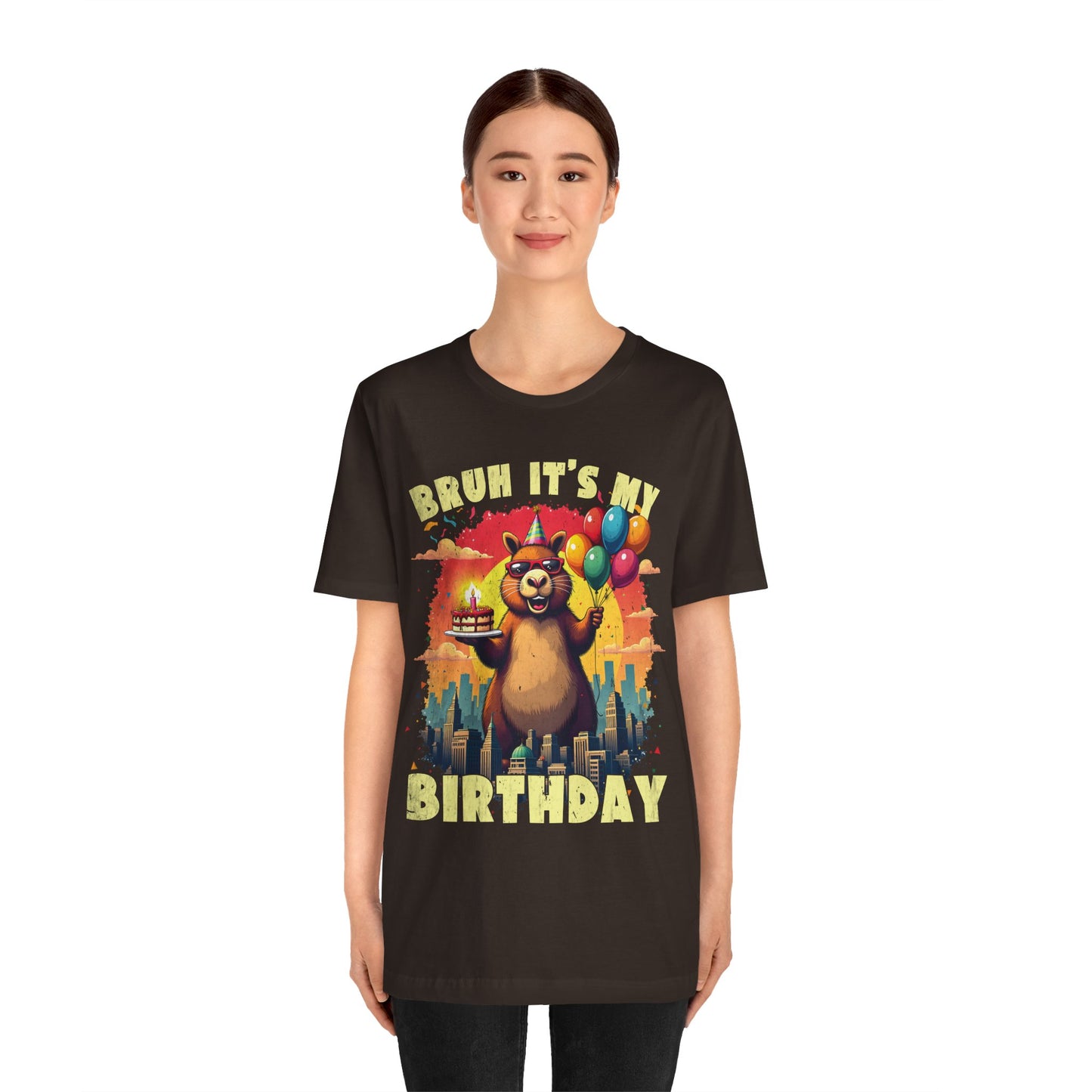 Kaiju Birthday Party Japan Capybara Bruh It's My Birthday