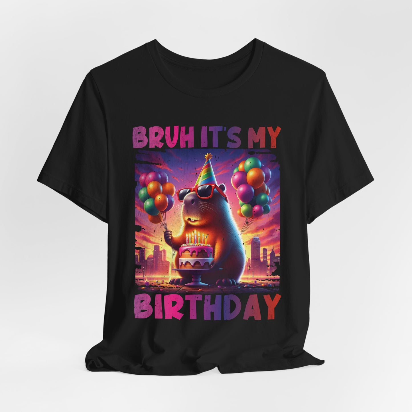 Kaiju Birthday Party Japan Capybara Bruh It's My Birthday