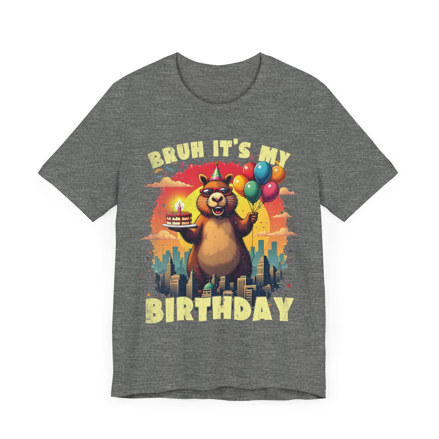 Kaiju Birthday Party Japan Capybara Bruh It's My Birthday
