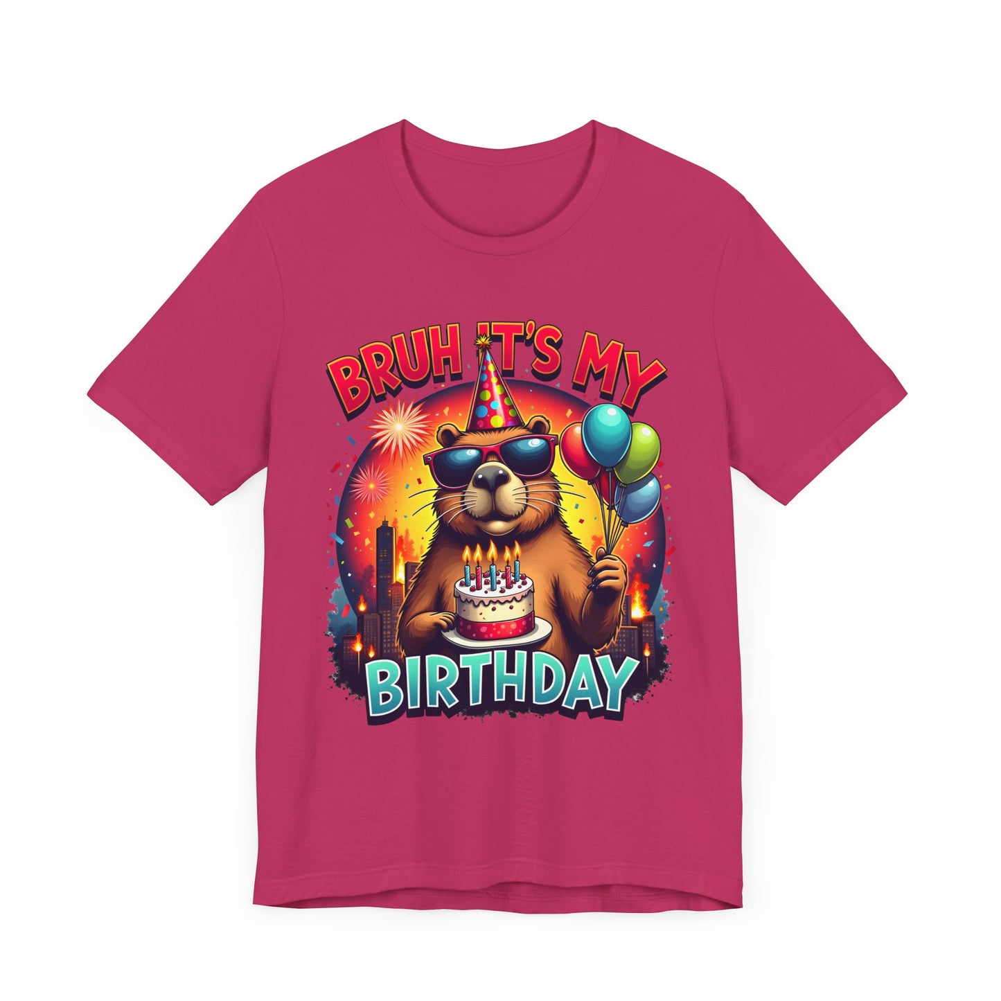 Kaiju Birthday Party Japan Capybara Bruh It's My Birthday