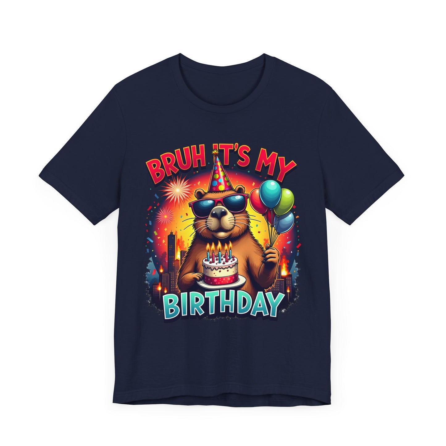 Kaiju Birthday Party Japan Capybara Bruh It's My Birthday