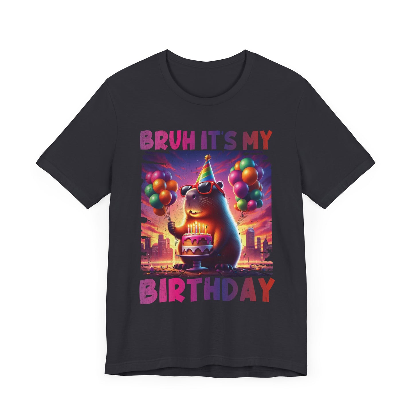 Kaiju Birthday Party Japan Capybara Bruh It's My Birthday