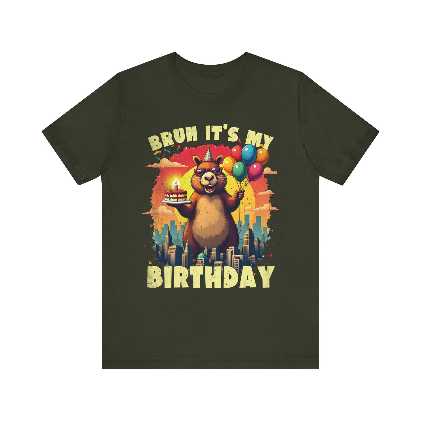 Kaiju Birthday Party Japan Capybara Bruh It's My Birthday