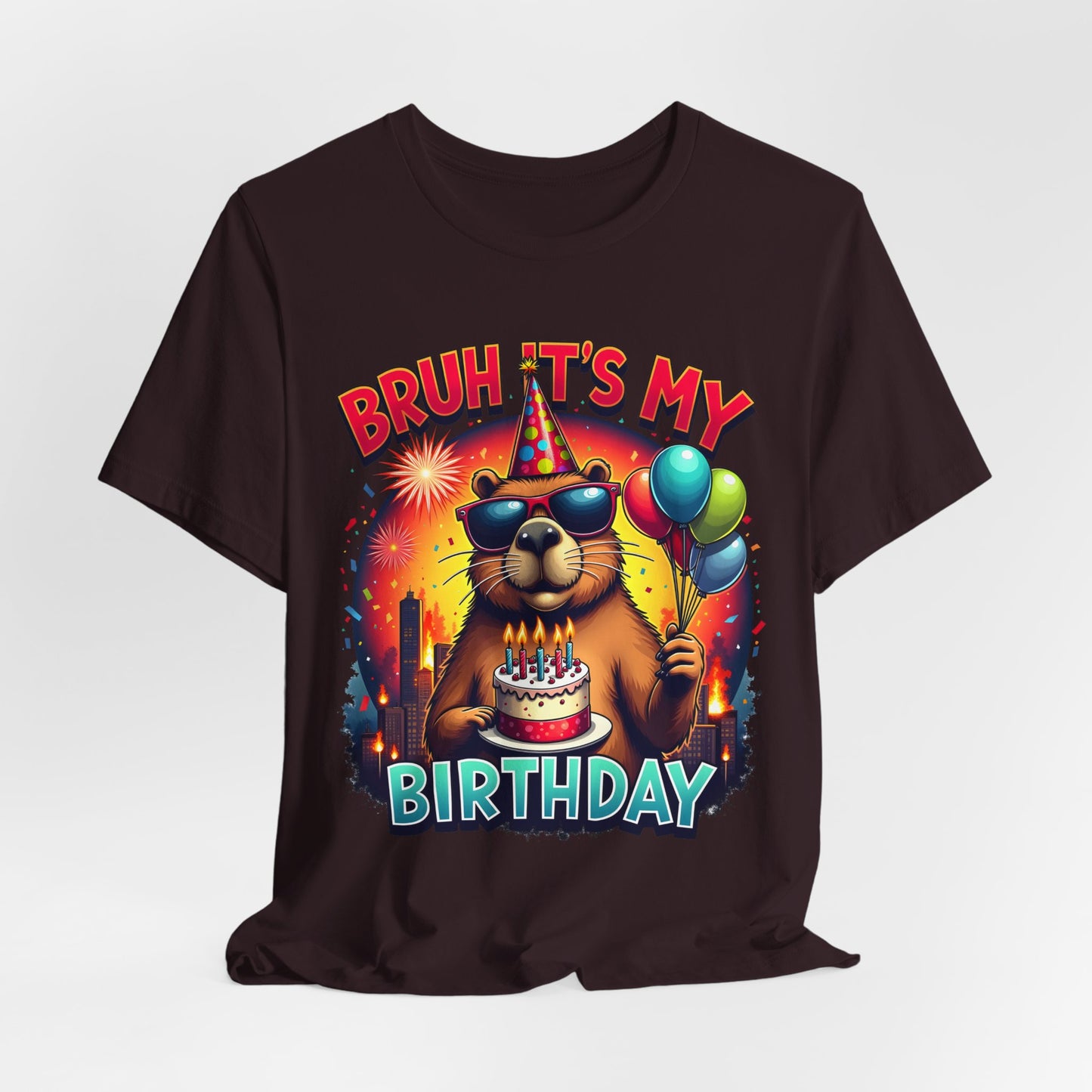 Kaiju Birthday Party Japan Capybara Bruh It's My Birthday