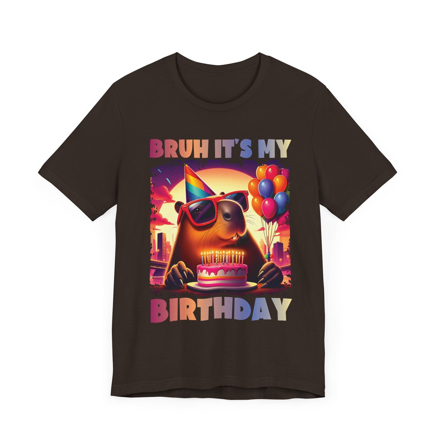 Kaiju Birthday Party Japan Capybara Bruh It's My Birthday