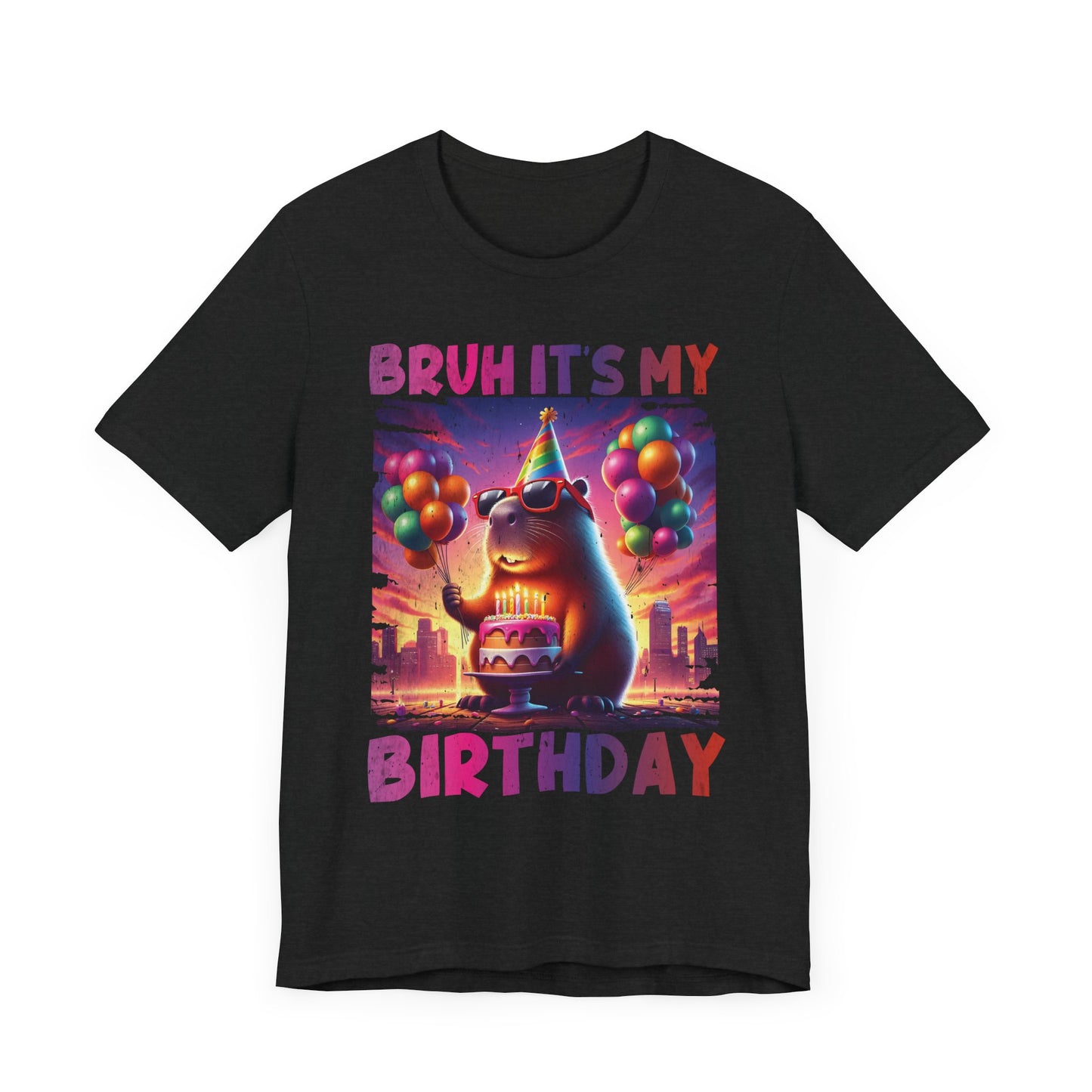 Kaiju Birthday Party Japan Capybara Bruh It's My Birthday