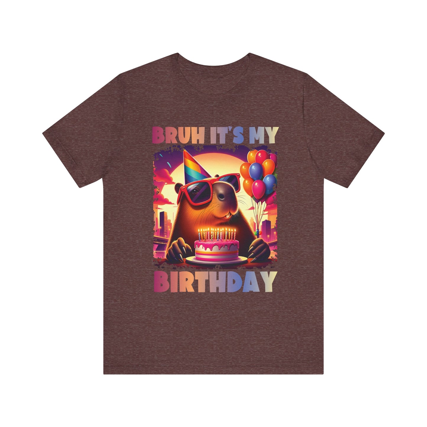 Kaiju Birthday Party Japan Capybara Bruh It's My Birthday