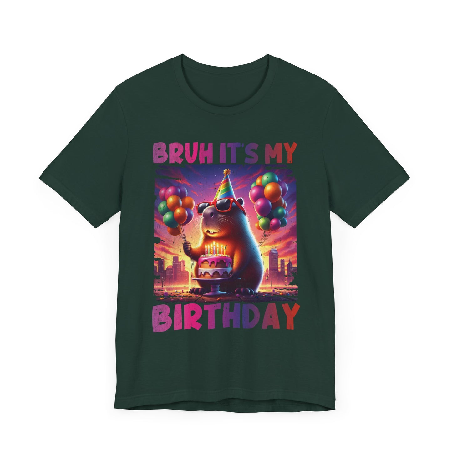 Kaiju Birthday Party Japan Capybara Bruh It's My Birthday