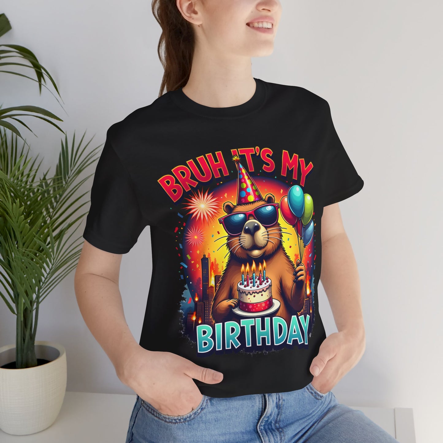 Kaiju Birthday Party Japan Capybara Bruh It's My Birthday