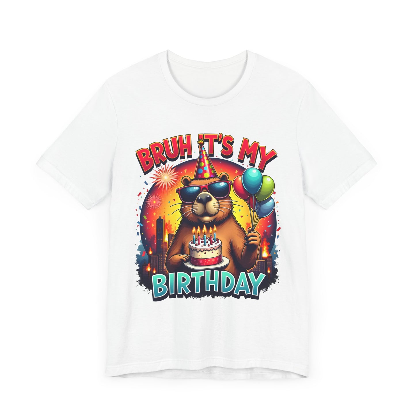 Kaiju Birthday Party Japan Capybara Bruh It's My Birthday