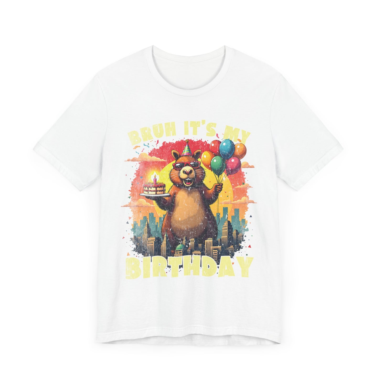 Kaiju Birthday Party Japan Capybara Bruh It's My Birthday