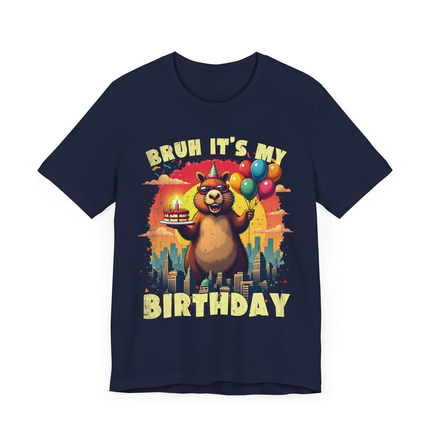 Kaiju Birthday Party Japan Capybara Bruh It's My Birthday