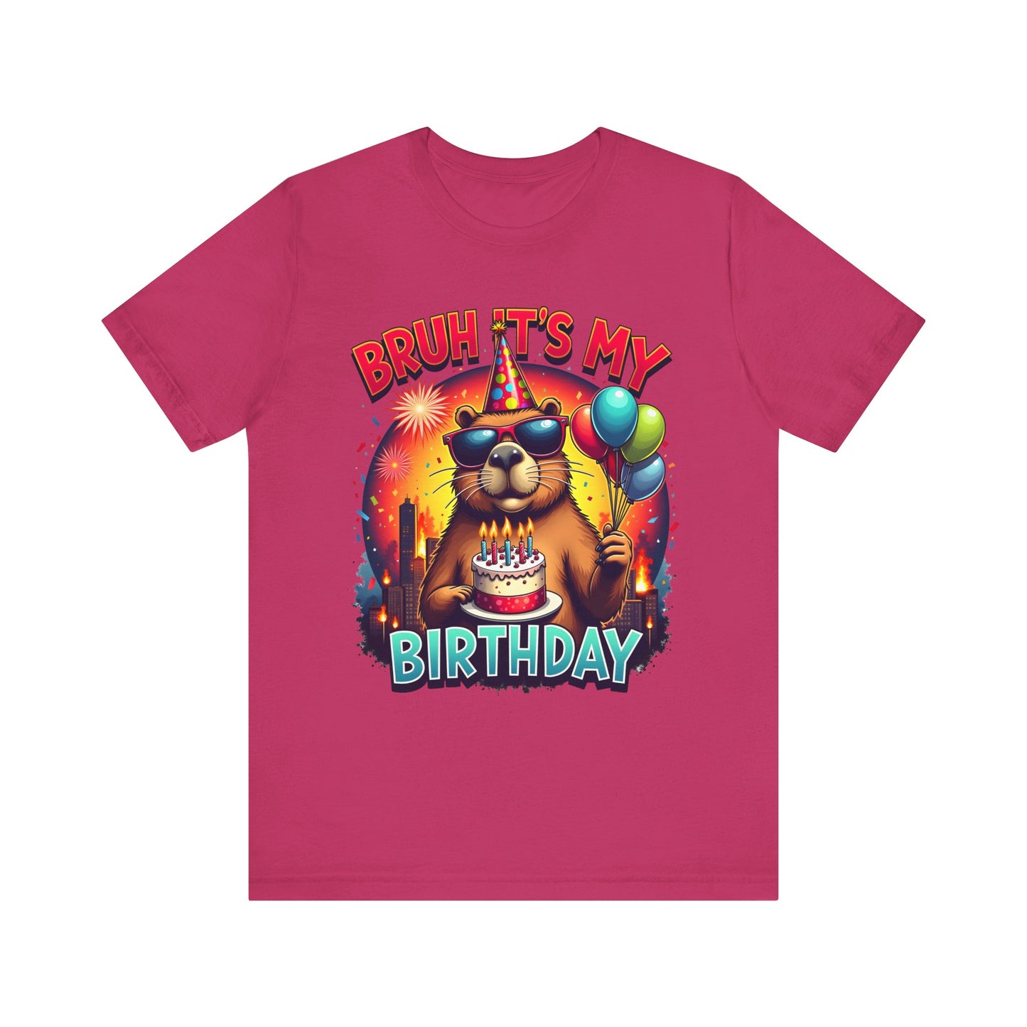 Kaiju Birthday Party Japan Capybara Bruh It's My Birthday