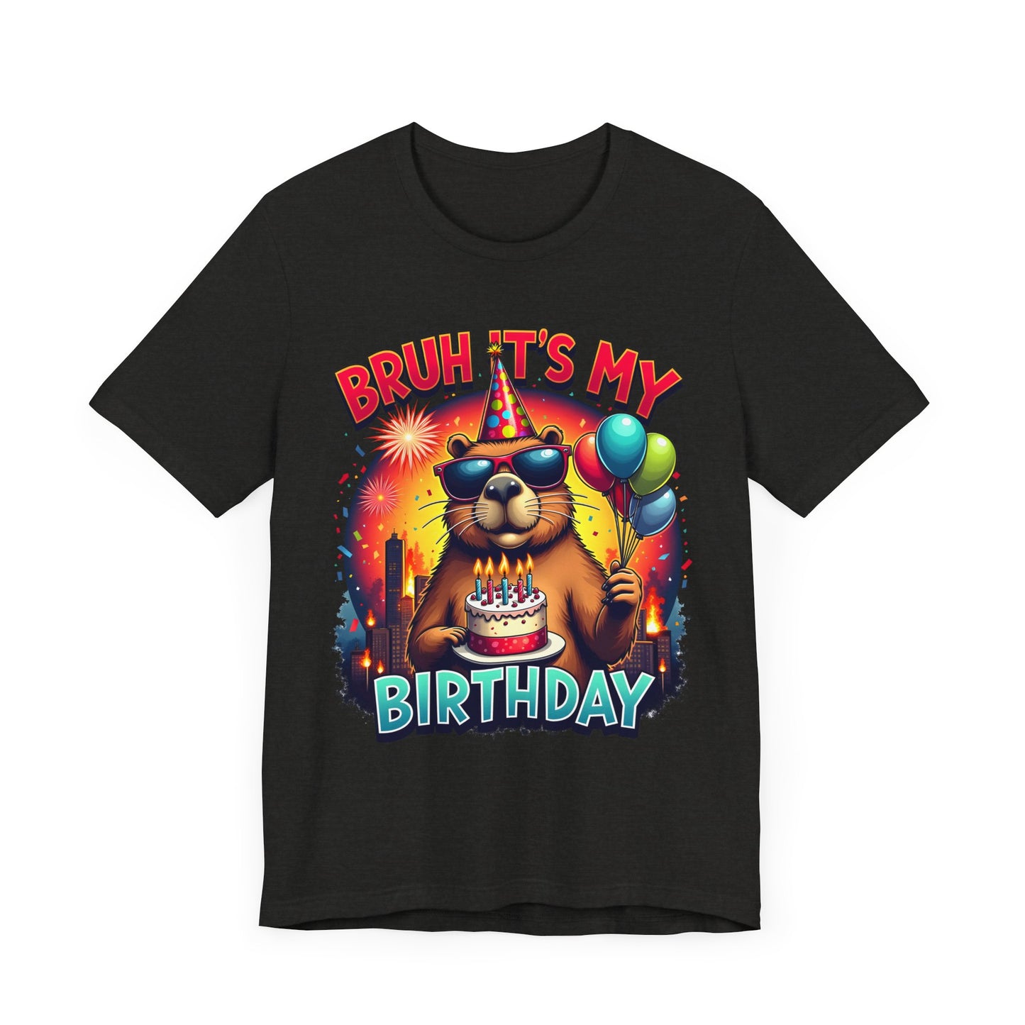 Kaiju Birthday Party Japan Capybara Bruh It's My Birthday