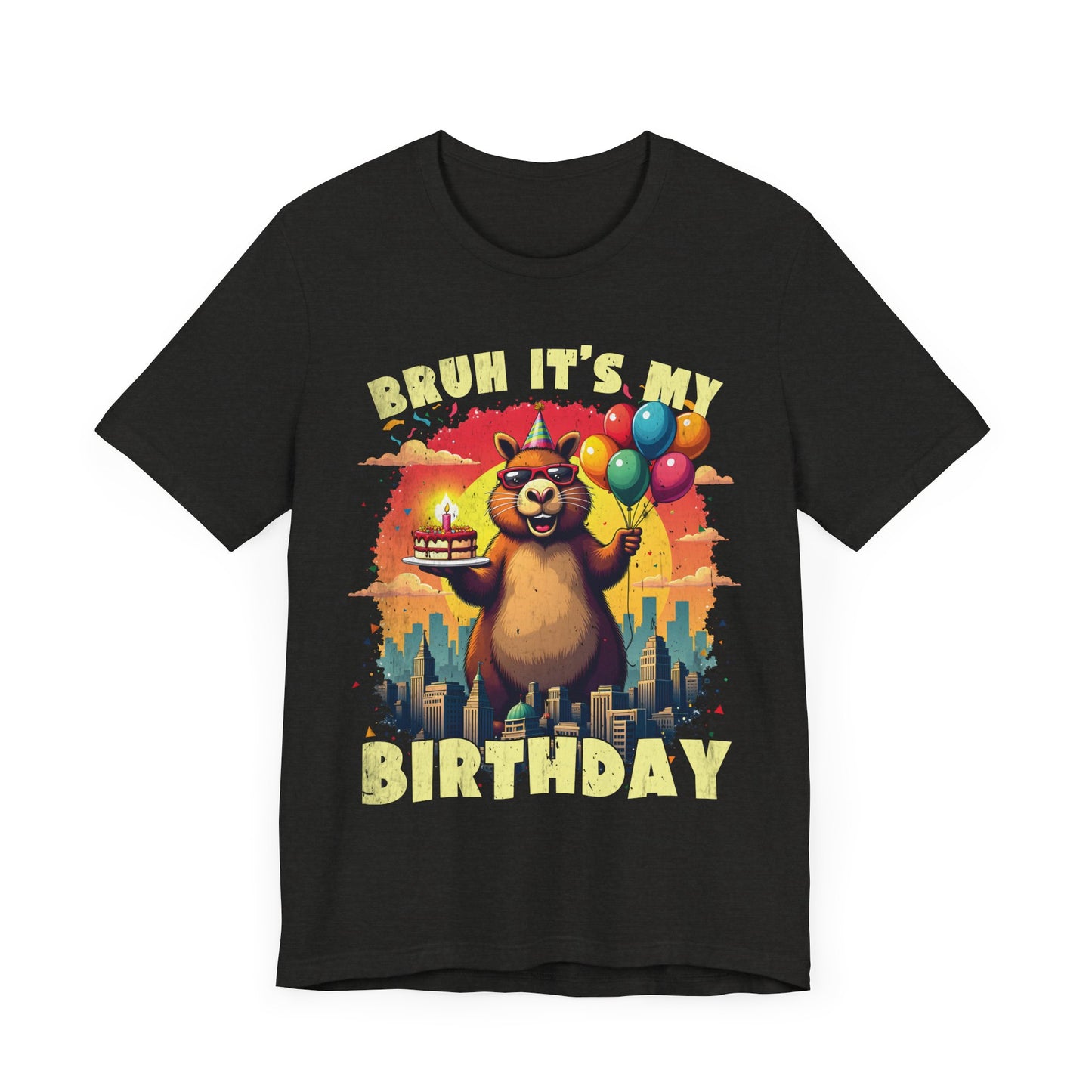 Kaiju Birthday Party Japan Capybara Bruh It's My Birthday