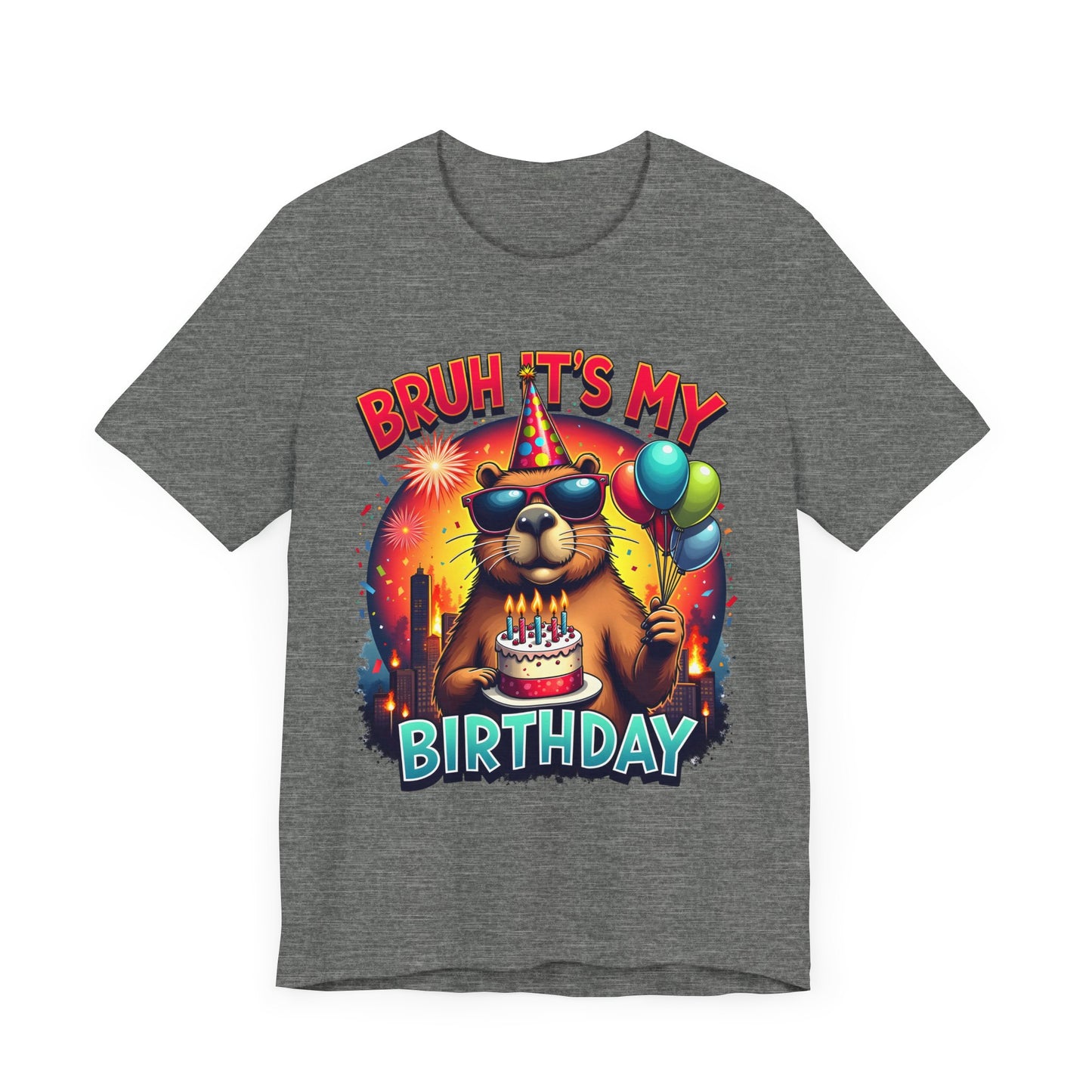 Kaiju Birthday Party Japan Capybara Bruh It's My Birthday