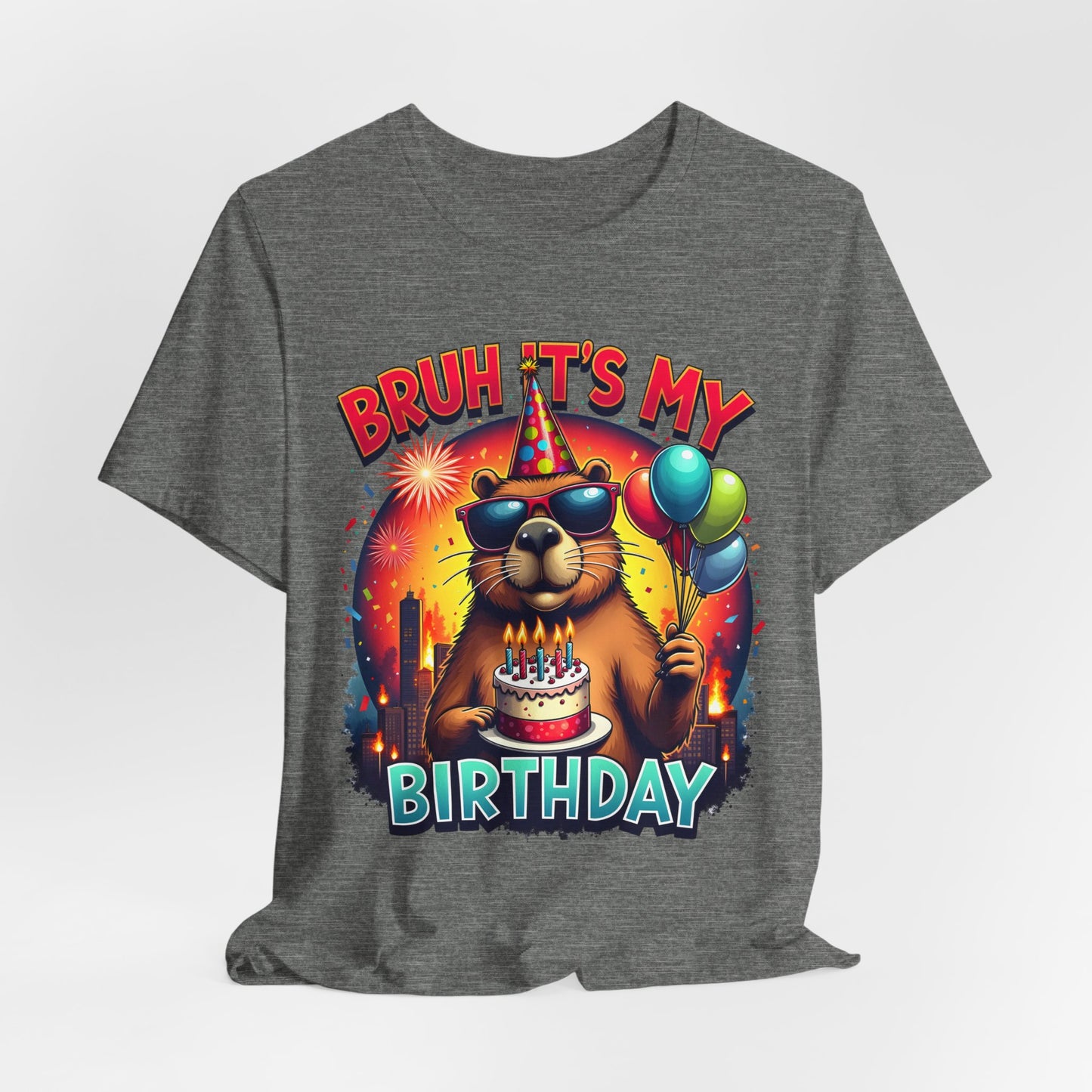 Kaiju Birthday Party Japan Capybara Bruh It's My Birthday