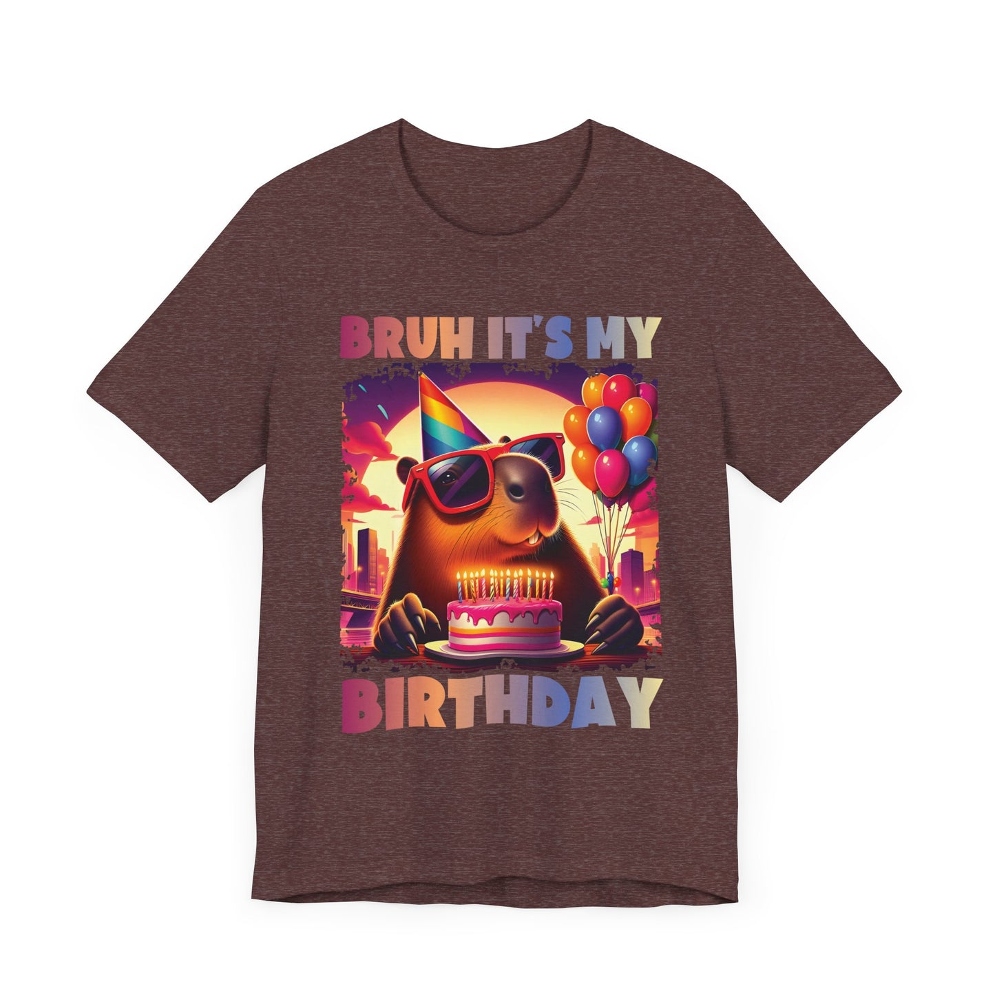 Kaiju Birthday Party Japan Capybara Bruh It's My Birthday