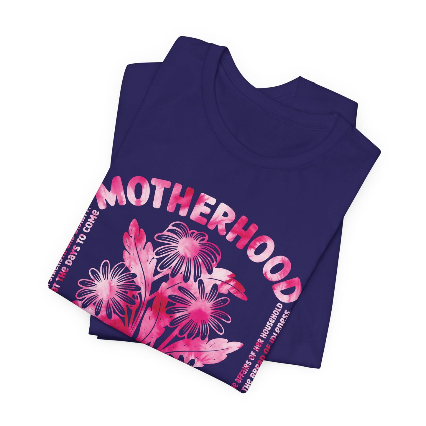 Motherhood Is Kingdom Work Christian Mom Pink Tie Dye Style