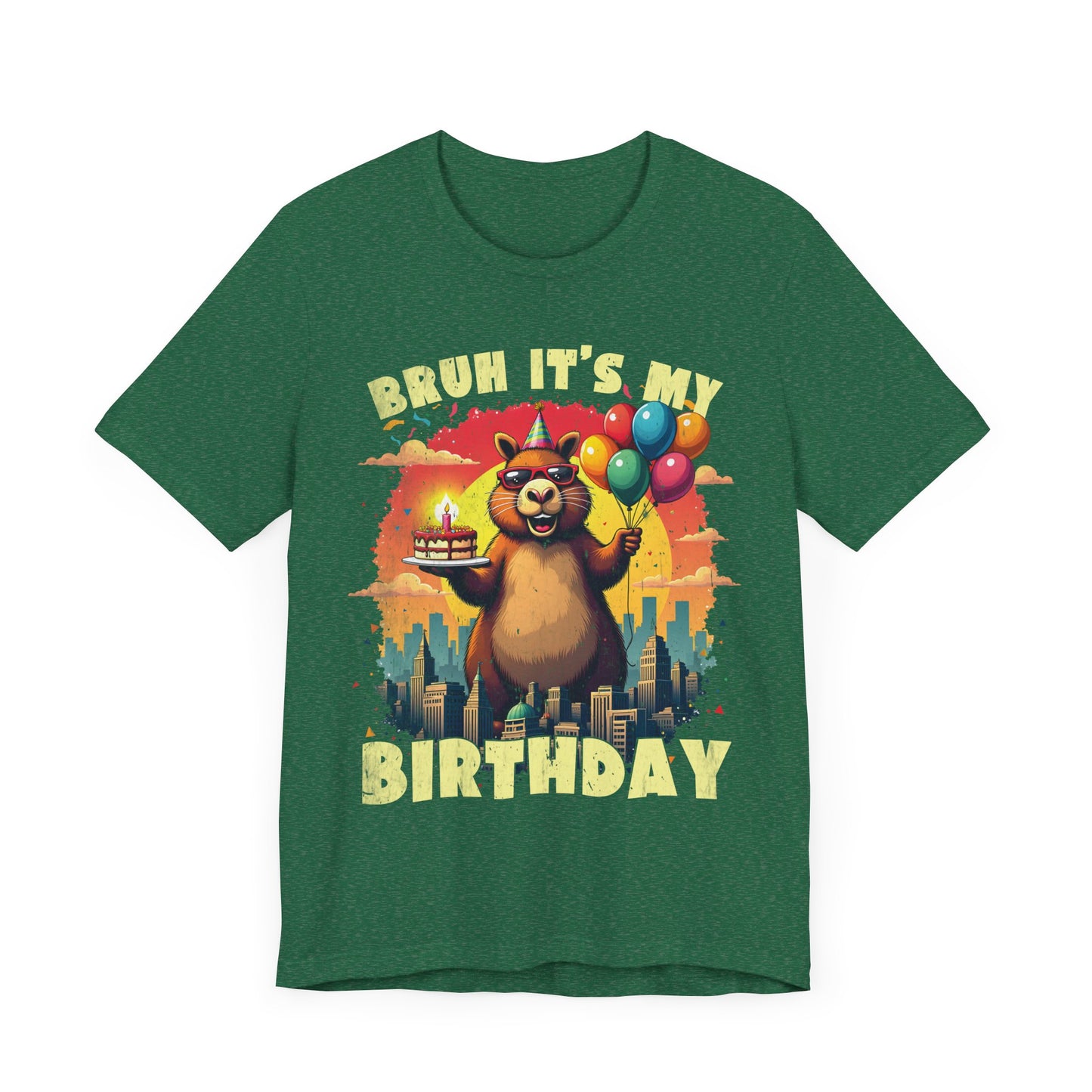 Kaiju Birthday Party Japan Capybara Bruh It's My Birthday
