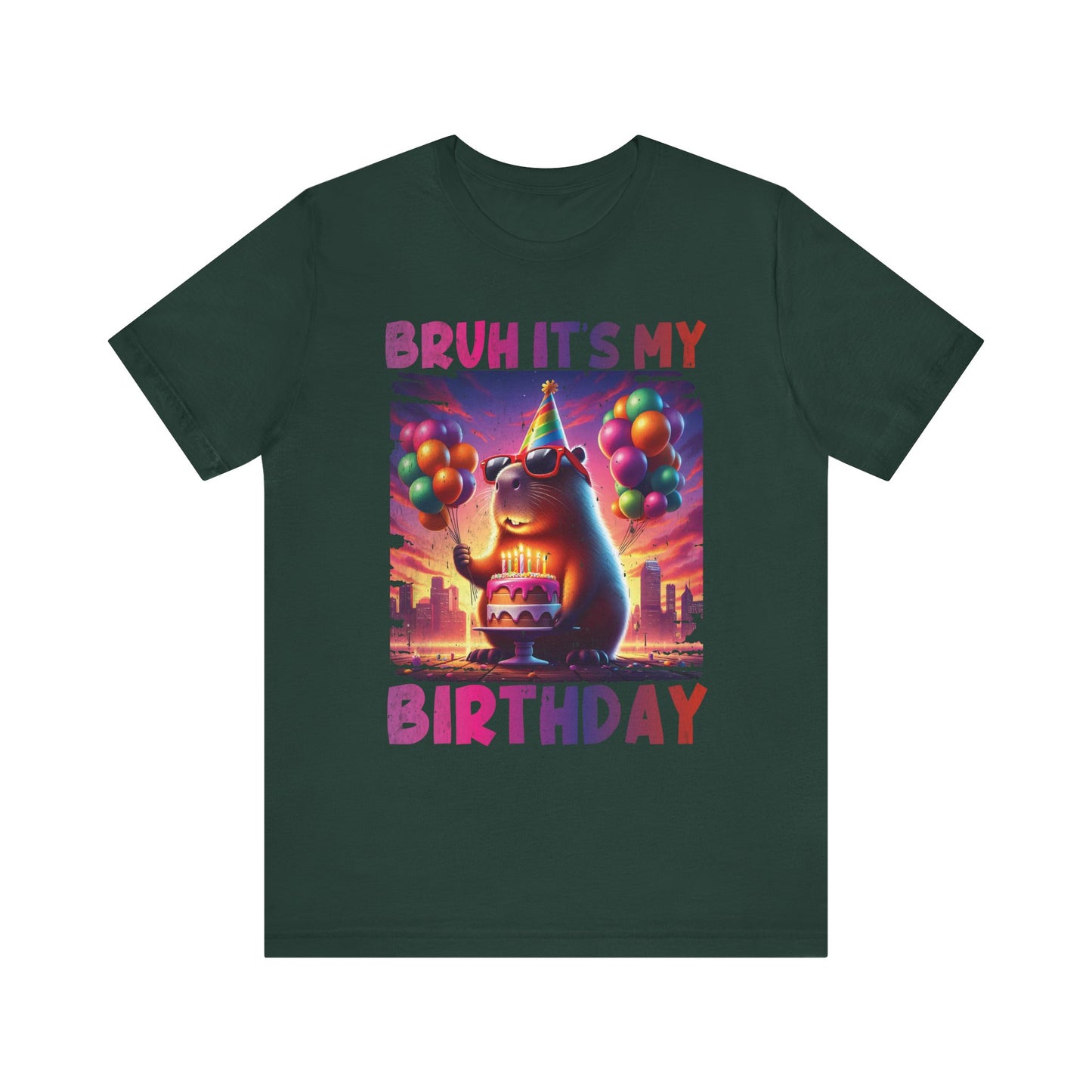 Kaiju Birthday Party Japan Capybara Bruh It's My Birthday