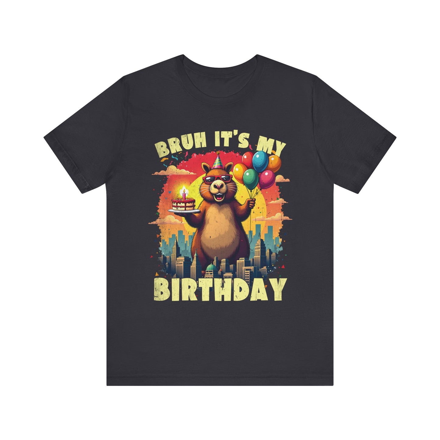 Kaiju Birthday Party Japan Capybara Bruh It's My Birthday