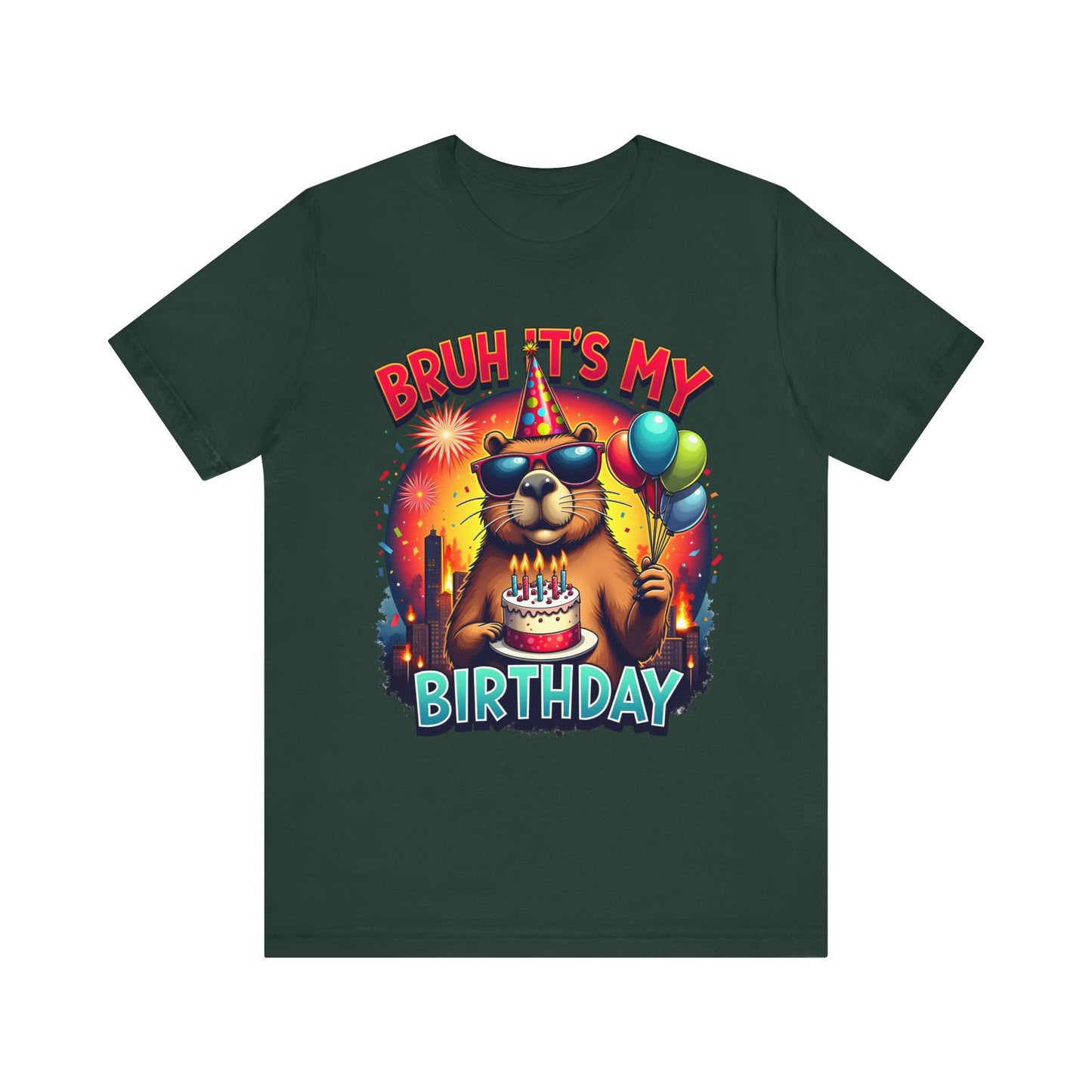 Kaiju Birthday Party Japan Capybara Bruh It's My Birthday