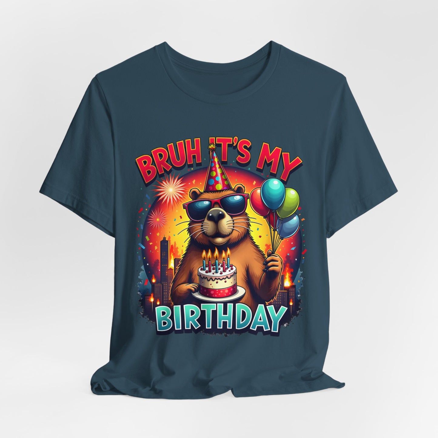 Kaiju Birthday Party Japan Capybara Bruh It's My Birthday