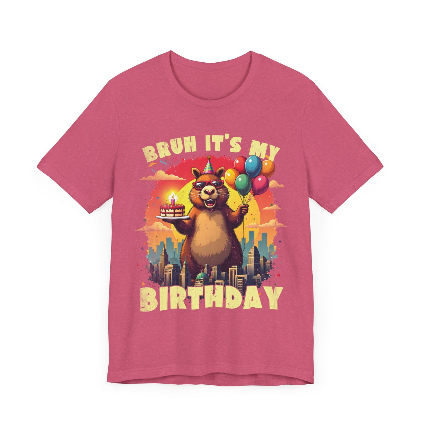 Kaiju Birthday Party Japan Capybara Bruh It's My Birthday