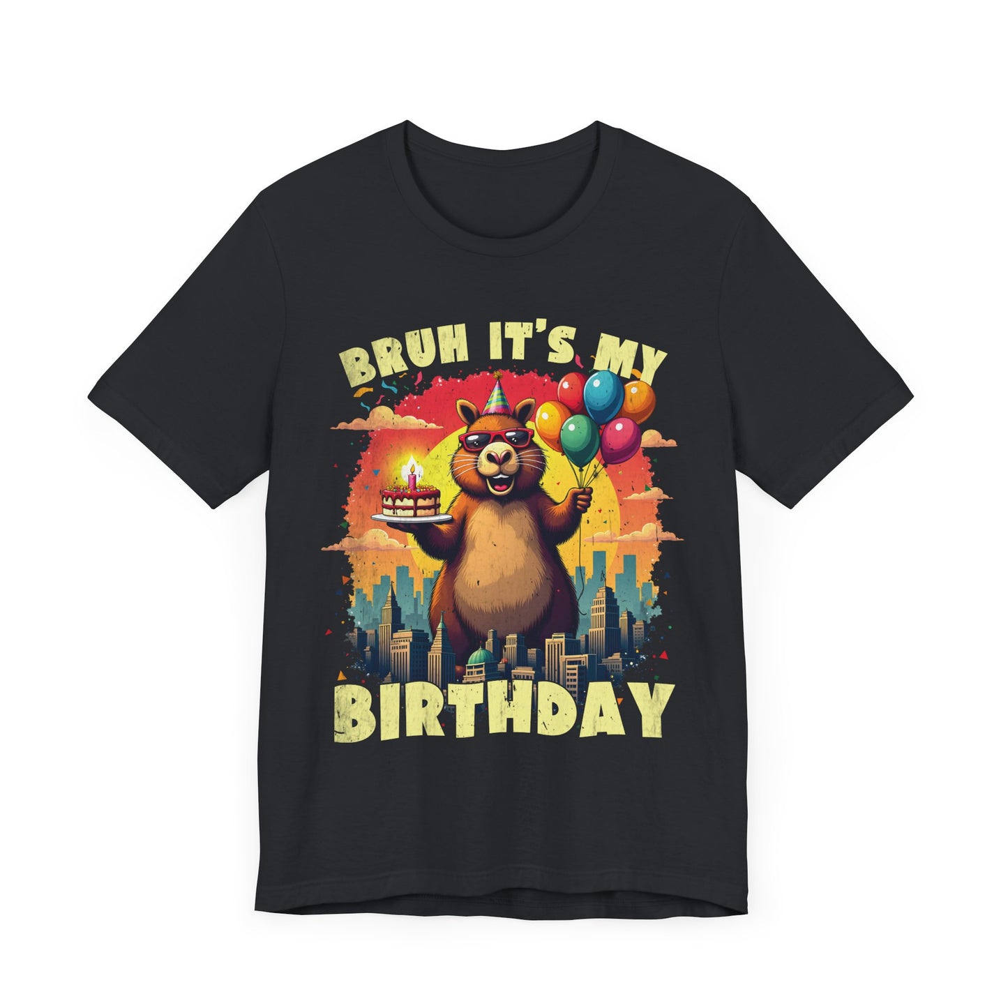 Kaiju Birthday Party Japan Capybara Bruh It's My Birthday