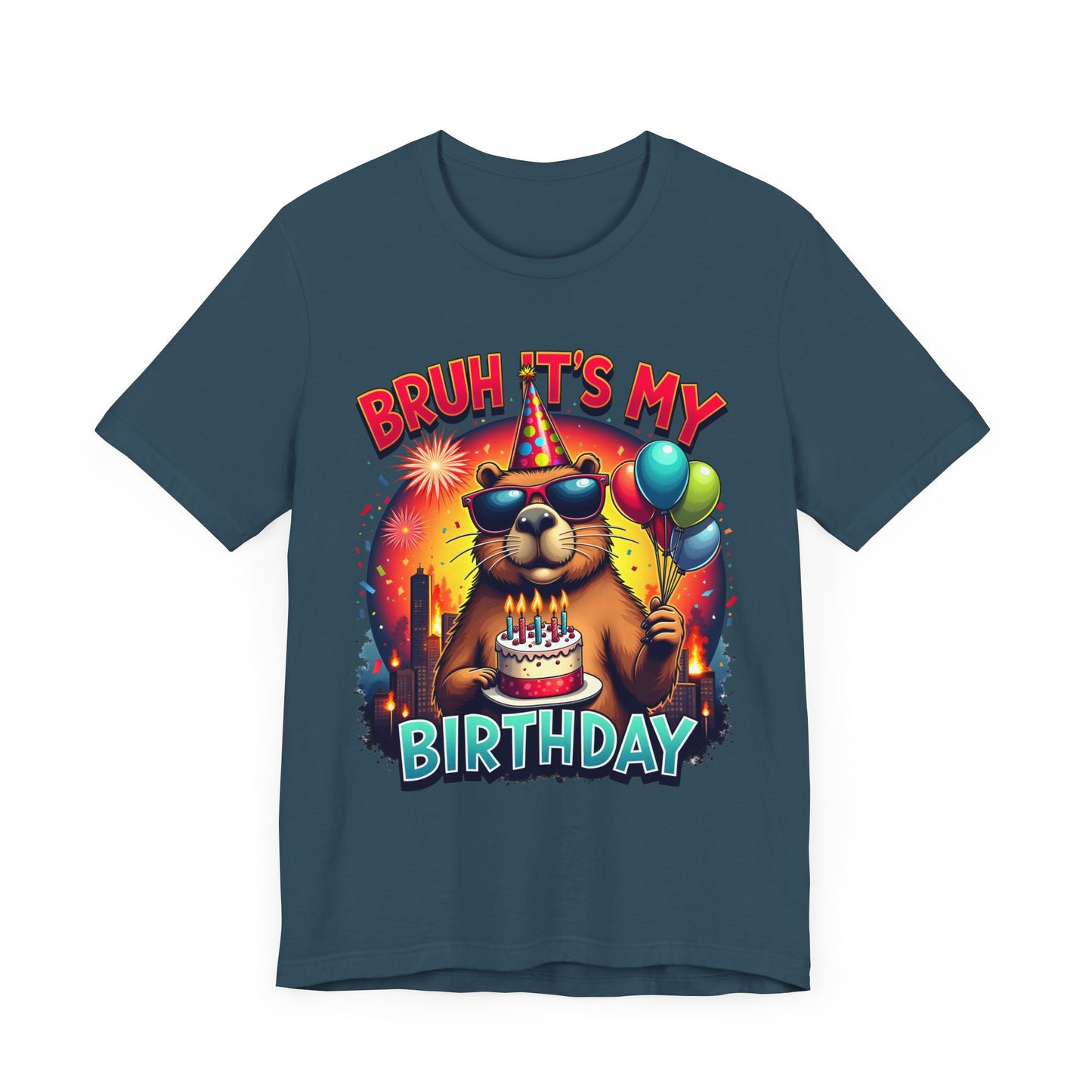 Kaiju Birthday Party Japan Capybara Bruh It's My Birthday